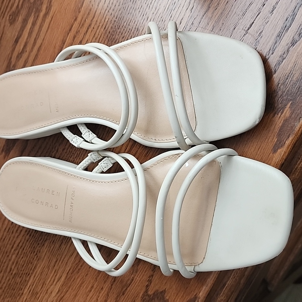 Lauren Conrad Strappy Slide Sandals